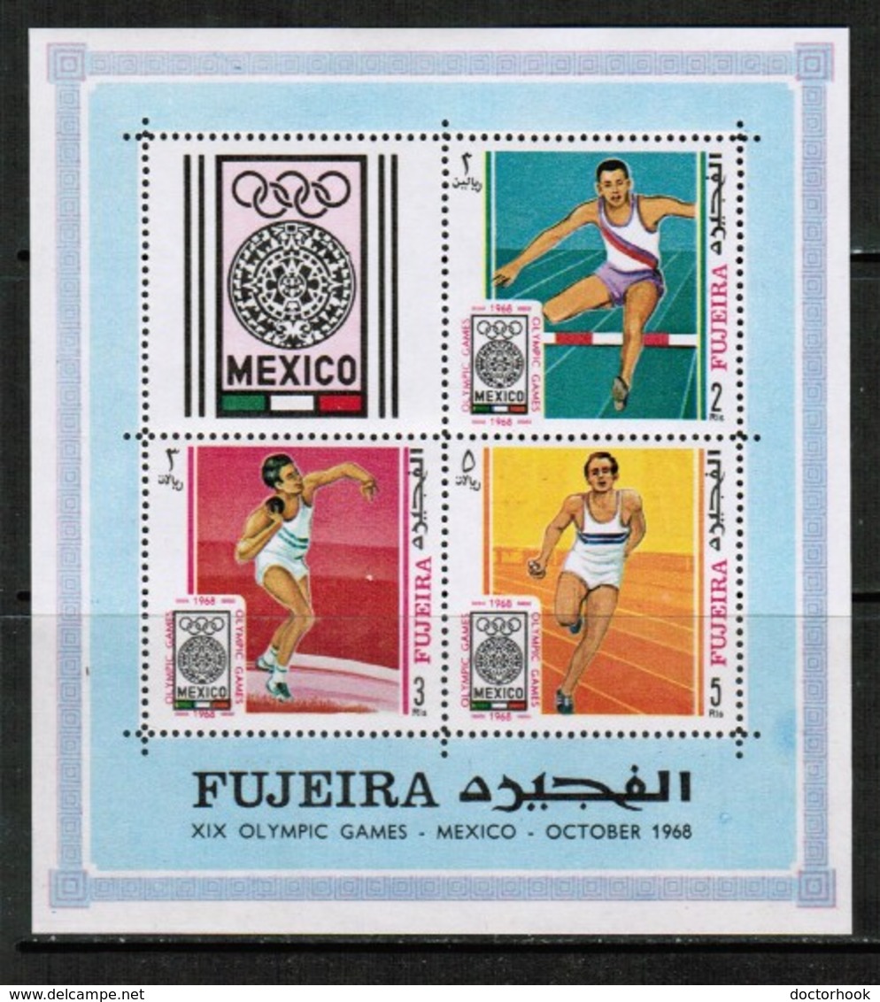 FUJEIRA  Scott # UNLISTED** VF MINT NH 1968 SOUVENIR SHEET  LG-972 - Fujeira