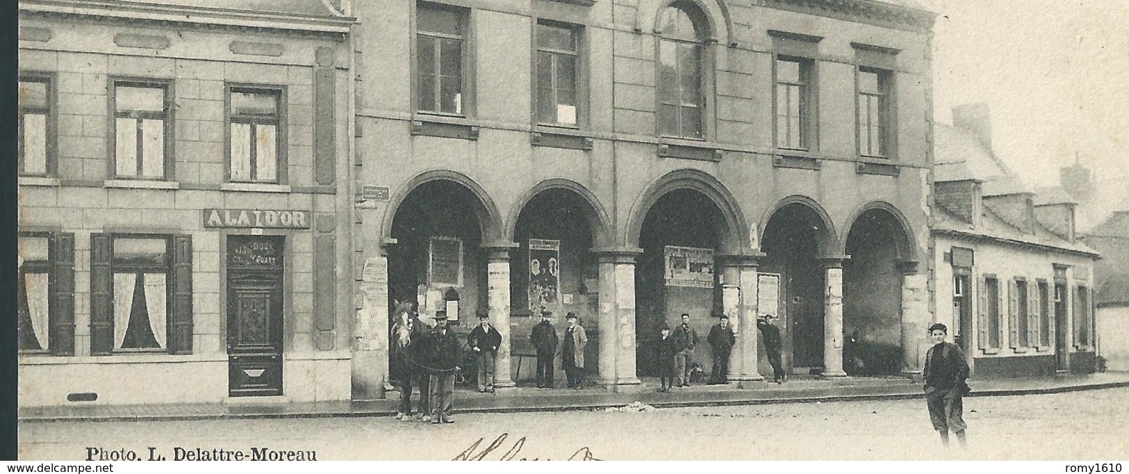 BOUSSU.  Justice De Paix.  Cliché Insolite. Voir Agrandissement. 3 Scans - 1905. - Boussu