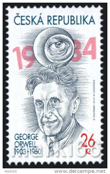 Czech Republic - 2013 - 110 Years Since Birthday Of George Orwell - Mint Stamp - Unused Stamps