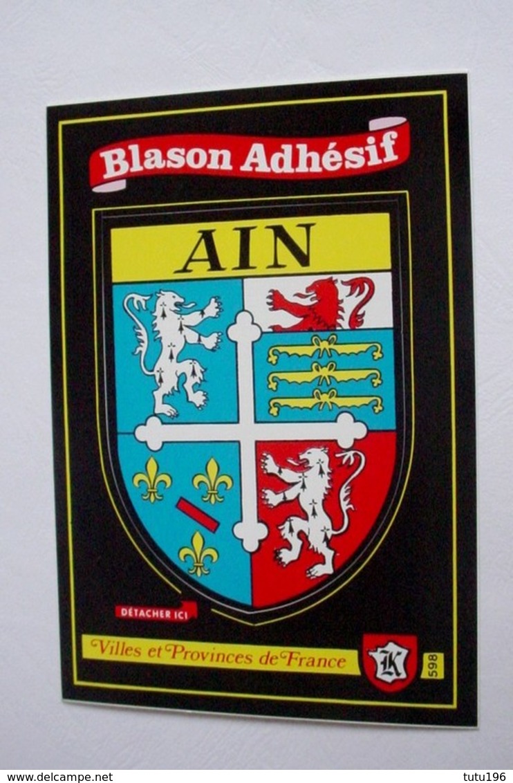 01 - BLASON  ADHESIF - - Rhône-Alpes