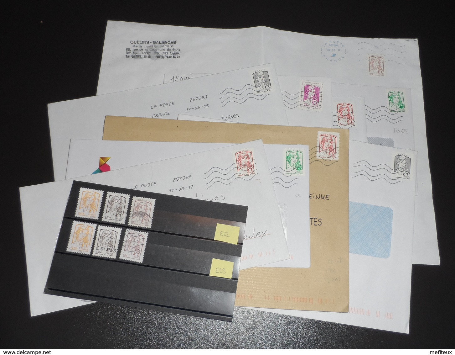 Lot D'enveloppes Seul Sur Lettre Marianne Jeunesse Ciappa AA Pro Pho - 2013-2018 Marianne De Ciappa-Kawena