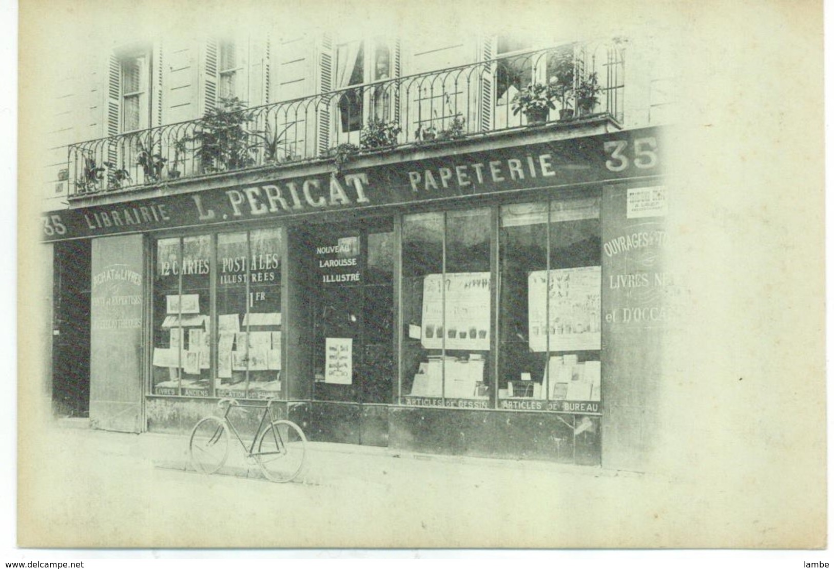 TOURS - Librairie Et éditeur Cartes Postales L. PERICAT - 35 Rue De La Scellerie - Tours