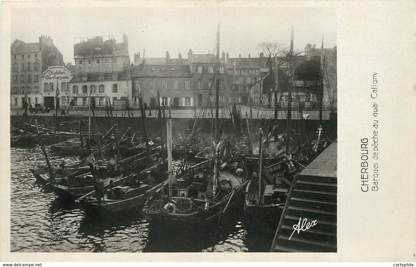 50 - CHERBOURG - Barques De Peche En 1948 - Cherbourg