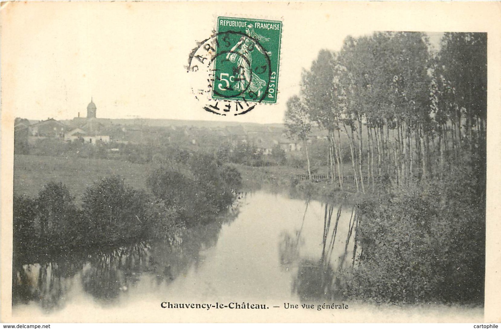 55 - CHAUVENCY LE CHATEAU - Vue Geniale 1913 - Autres & Non Classés