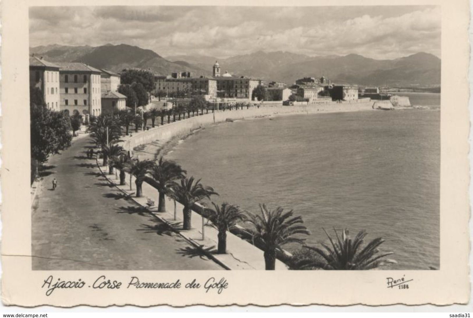 20  AJACCIO PROMENADE 1953 - Ajaccio