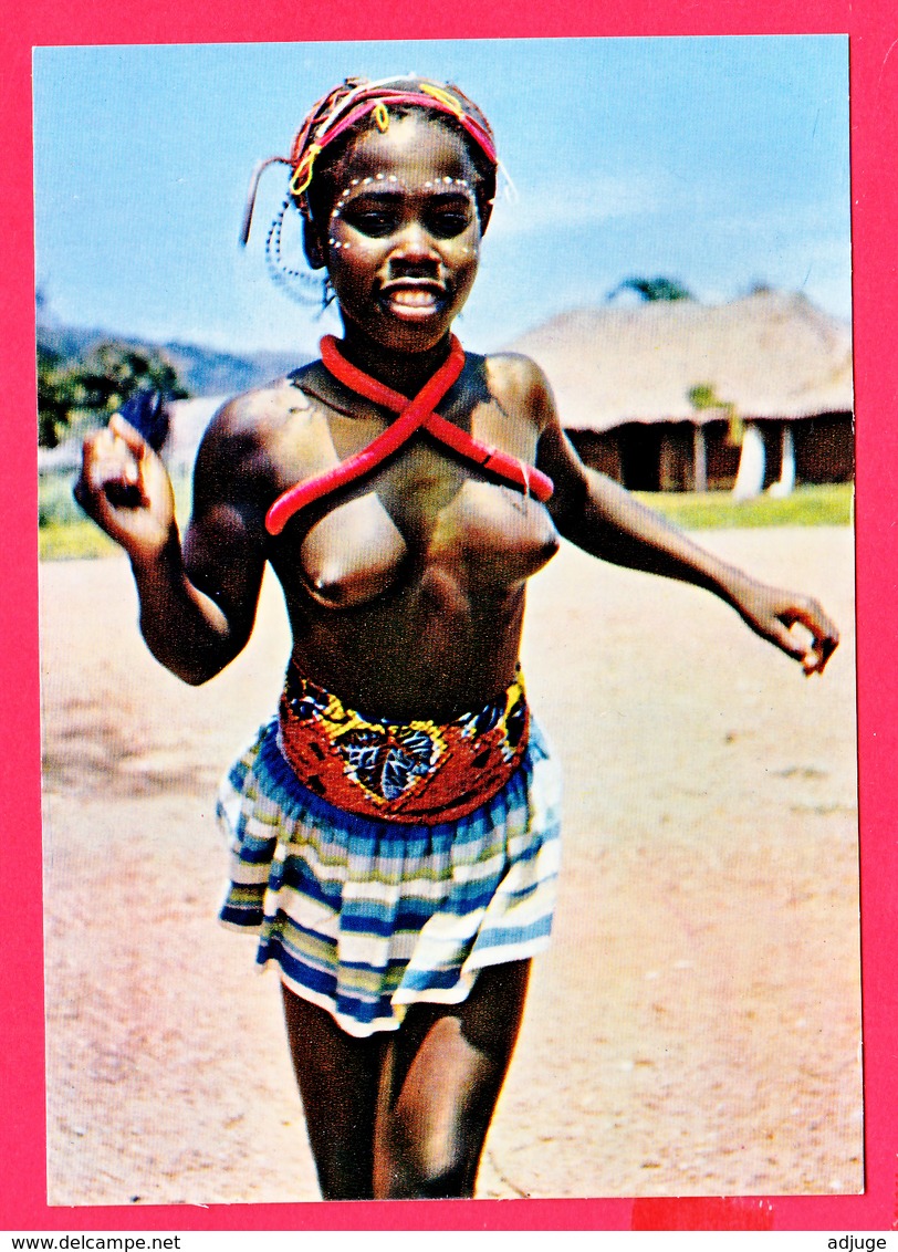 CPM- ZAÏRE 1974- PETITE  DANSEUSE Seins Nus -  Ref.5013 * TOP ** 2 SCANS - Kinshasa - Leopoldville