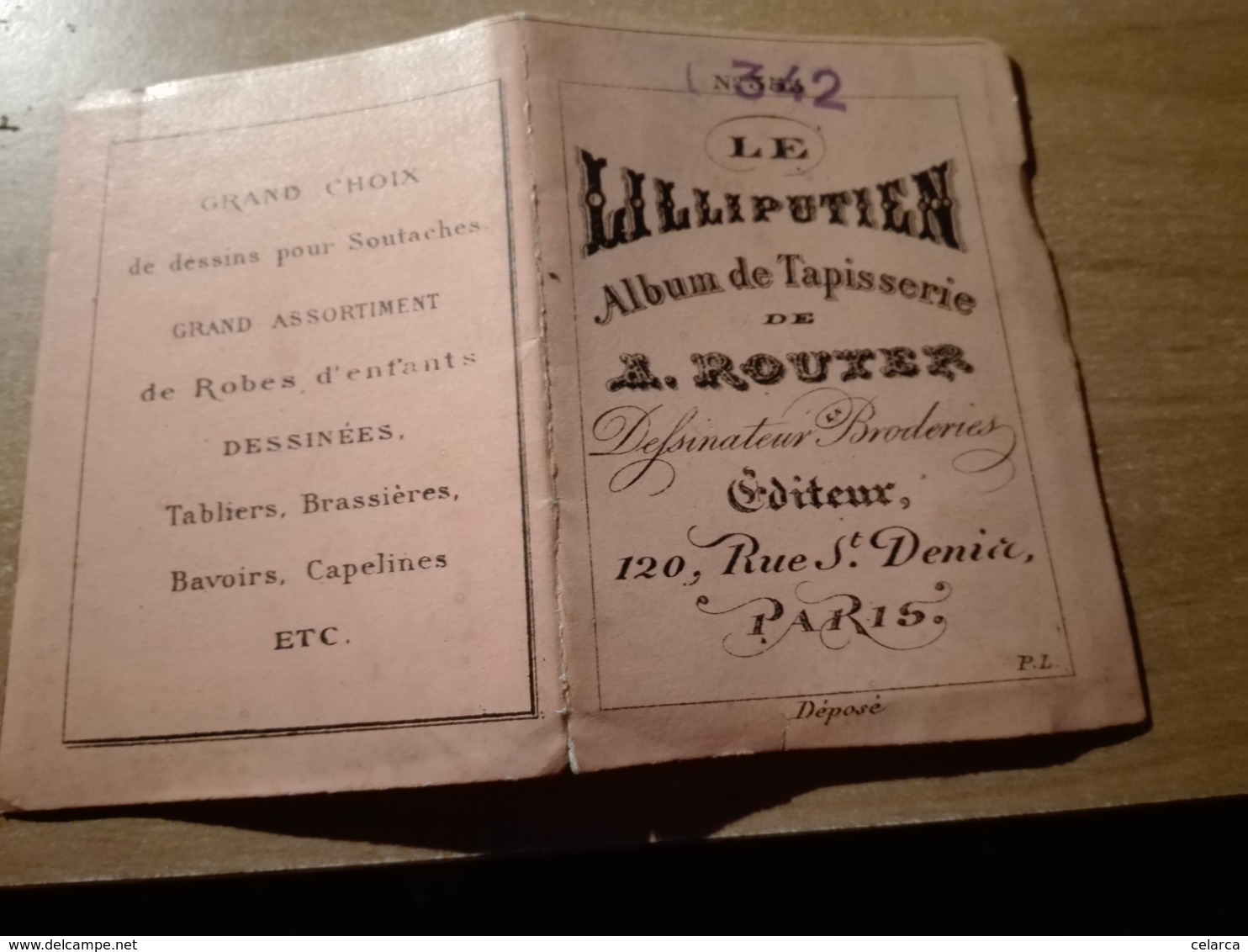 LE LILLIPUTIEN ALBUM DE TAPISSERIE A. ROUYER BRODERIES N°355 - Autres & Non Classés