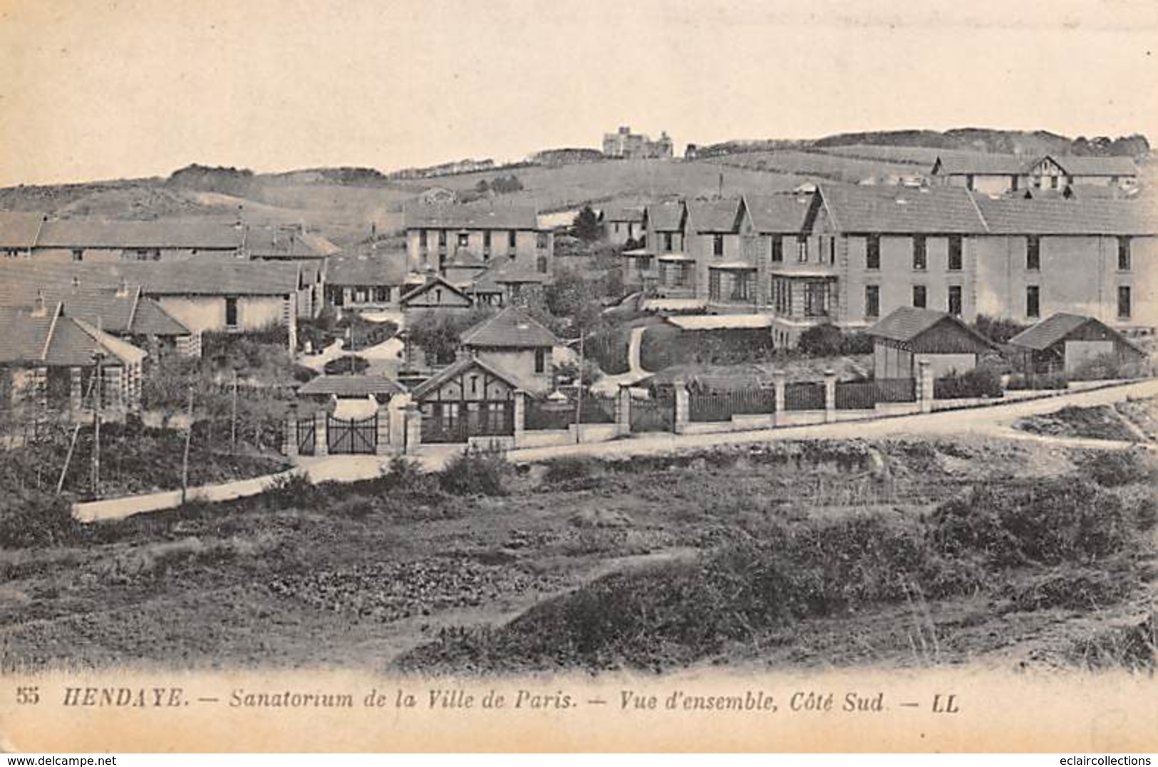 Hendaye        64       Vue D'ensemble Du Sanatorium De Paris  Côté Sud       (voir Scan) - Hendaye