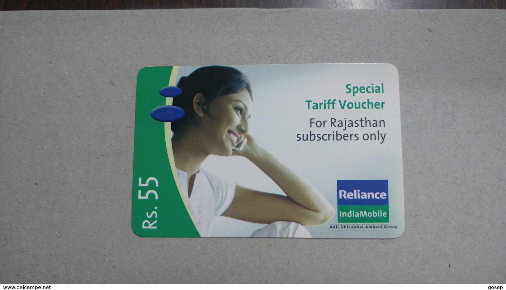 India-rim Prepiad Card-(50a)-(rs.55)-(navi Mumbai)-(30.6.2007)-(look Out Side)-used Card+1 Card Prepiad Free - Indien