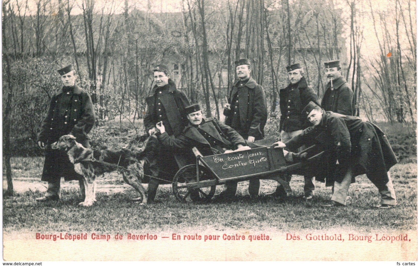 (02) Bourg-Léopold Camp De Beverloo En Route Pour Contre Quette - Leopoldsburg (Camp De Beverloo)