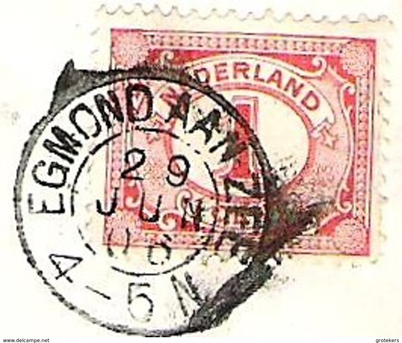 EGMOND AAN ZEE Kurhaus 1906 Met Kleinrondstempel EGMOND AAN ZEE - Egmond Aan Zee