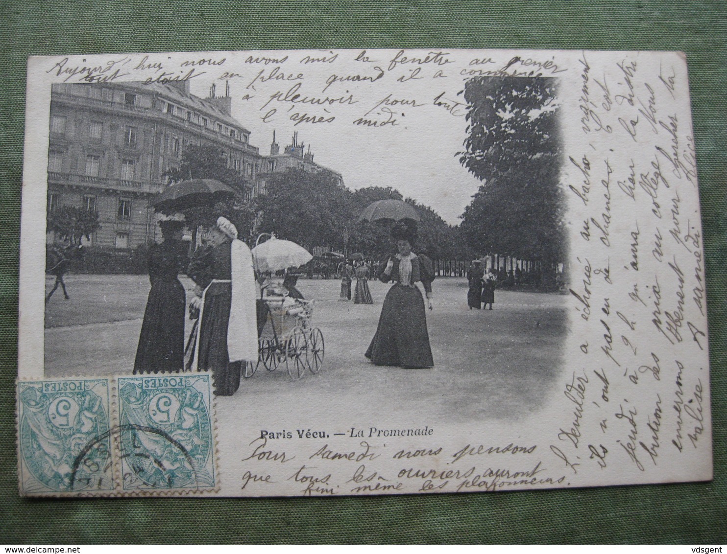 PARIS VÉCU - LA PROMENADE 1903 ( 2 Scans ) - Other & Unclassified