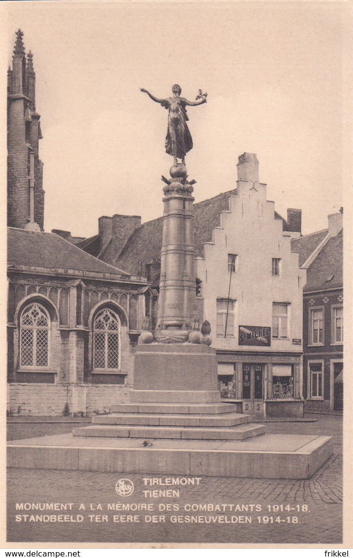 Tienen Tirlemont Standbeeld Ter Eere Der Gesneuvelden 1914-18 - Tienen