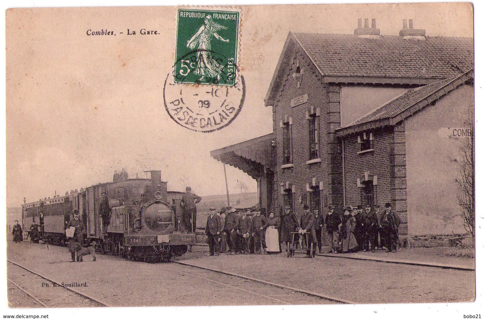 3619 - Combles ( 80 ) - La Gare - Ph. E.Souillard ) - - Combles