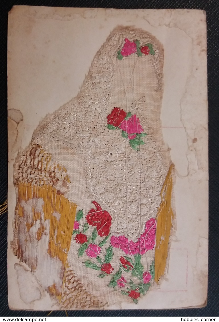 HC - ESPAÑA Spain Artist SOFIA PALACIOS - BEAUTY ART EMBROIDERED POSTCARD - V. L. Sevilla # 156/3 - Artistes