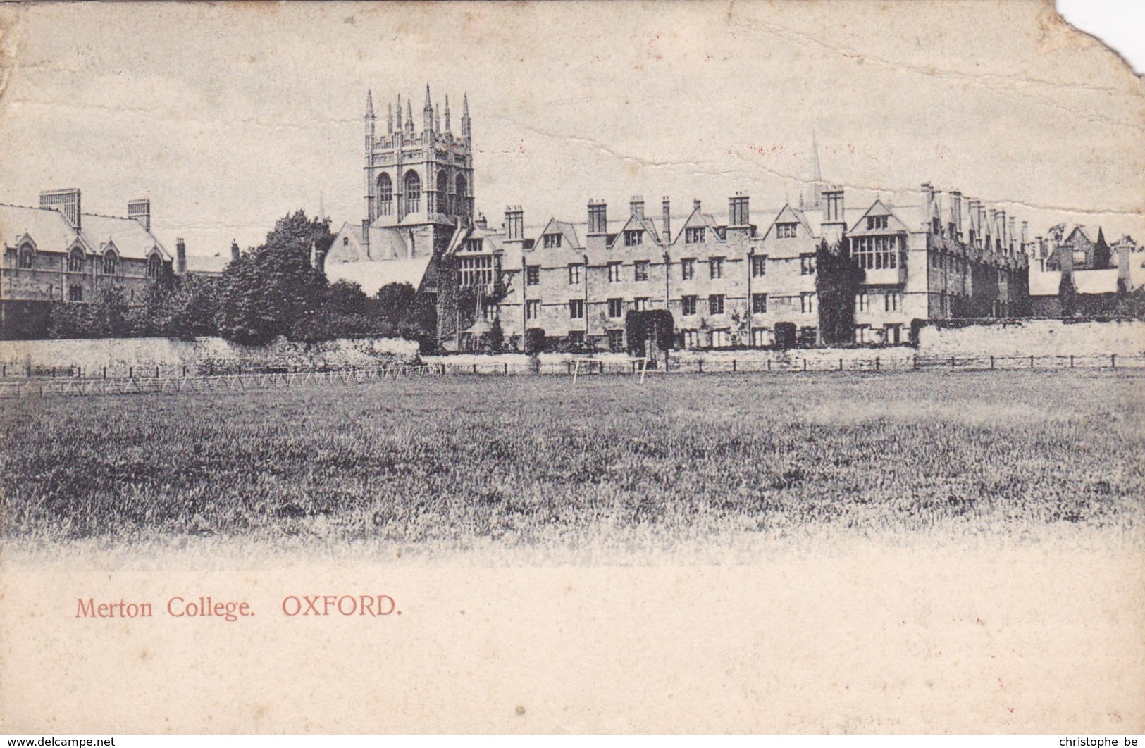 Oxford, Merton College (missing Corner, See Scan) (pk53731) - Oxford