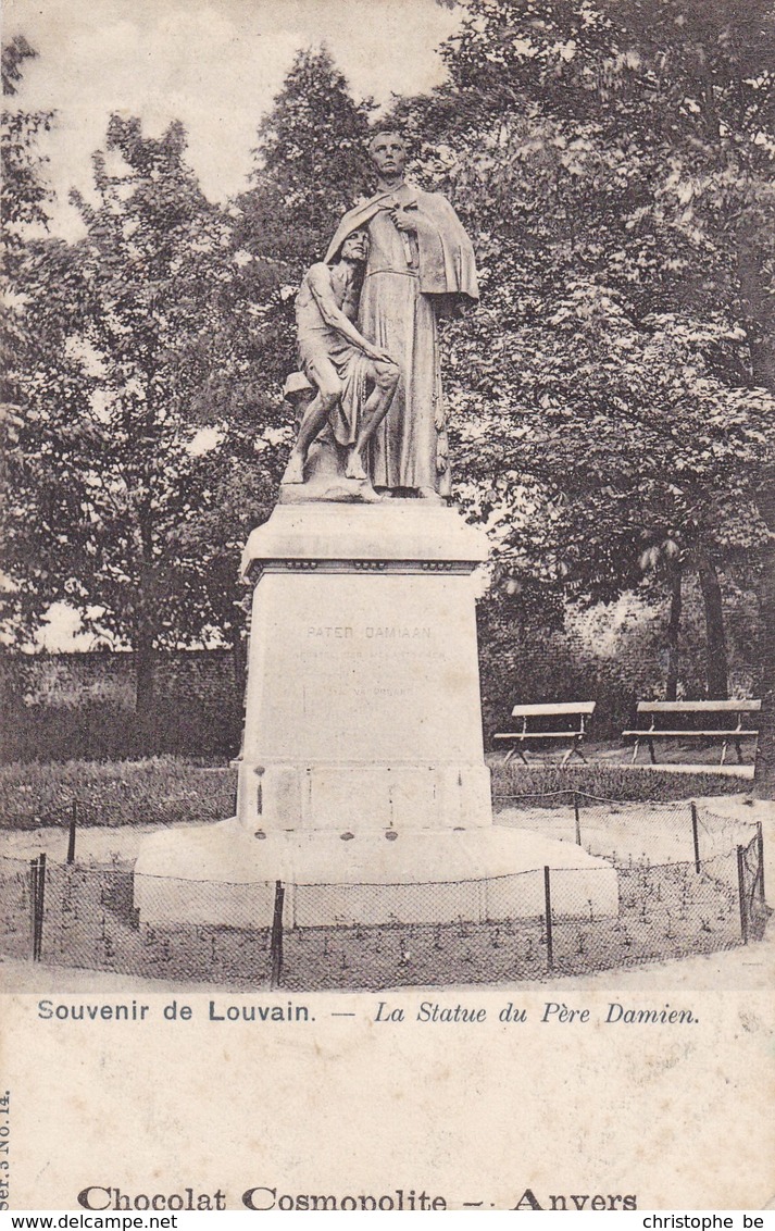 Leuven, Souvenir De Louvain, Statue Du Pere Damien (pk53736) - Leuven