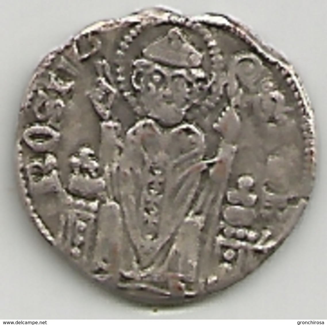 Milano, 1250/1310, Soldo O Ambrogino D'argento Detto Grosso Da 6 Denari, Gr. 3,06. Riconio, Restrike. - Imitazioni