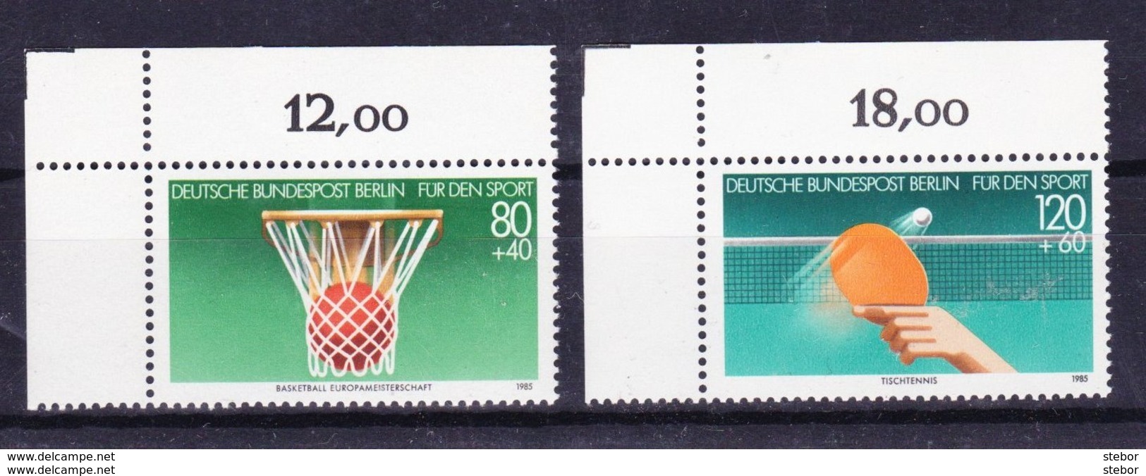 Duitsland Berlin 1985 Nr 691/92 **, Zeer Mooi Lot Krt 3120 - Neufs