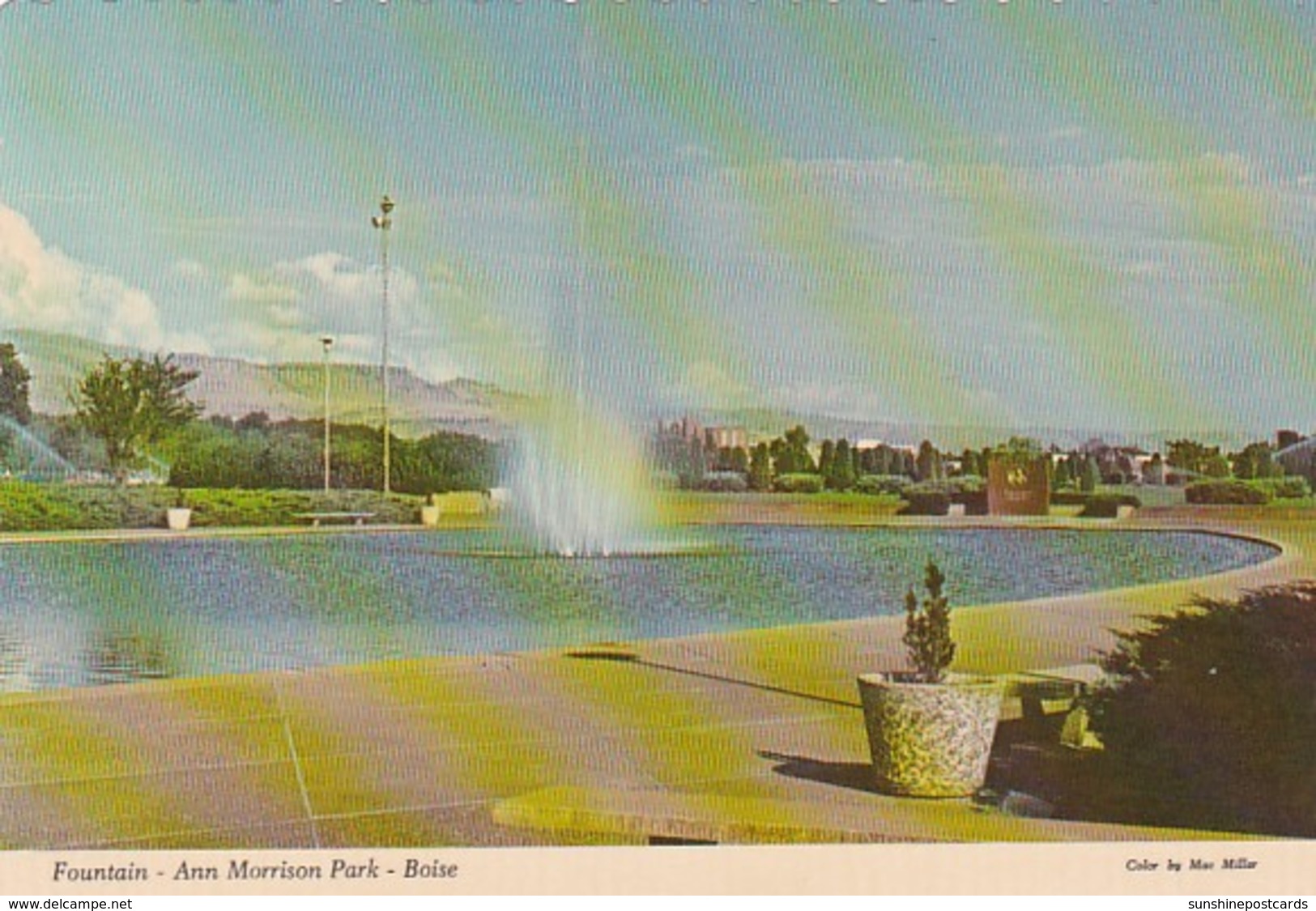 Idaho Boise Fountain In Ann Morrison Park - Boise