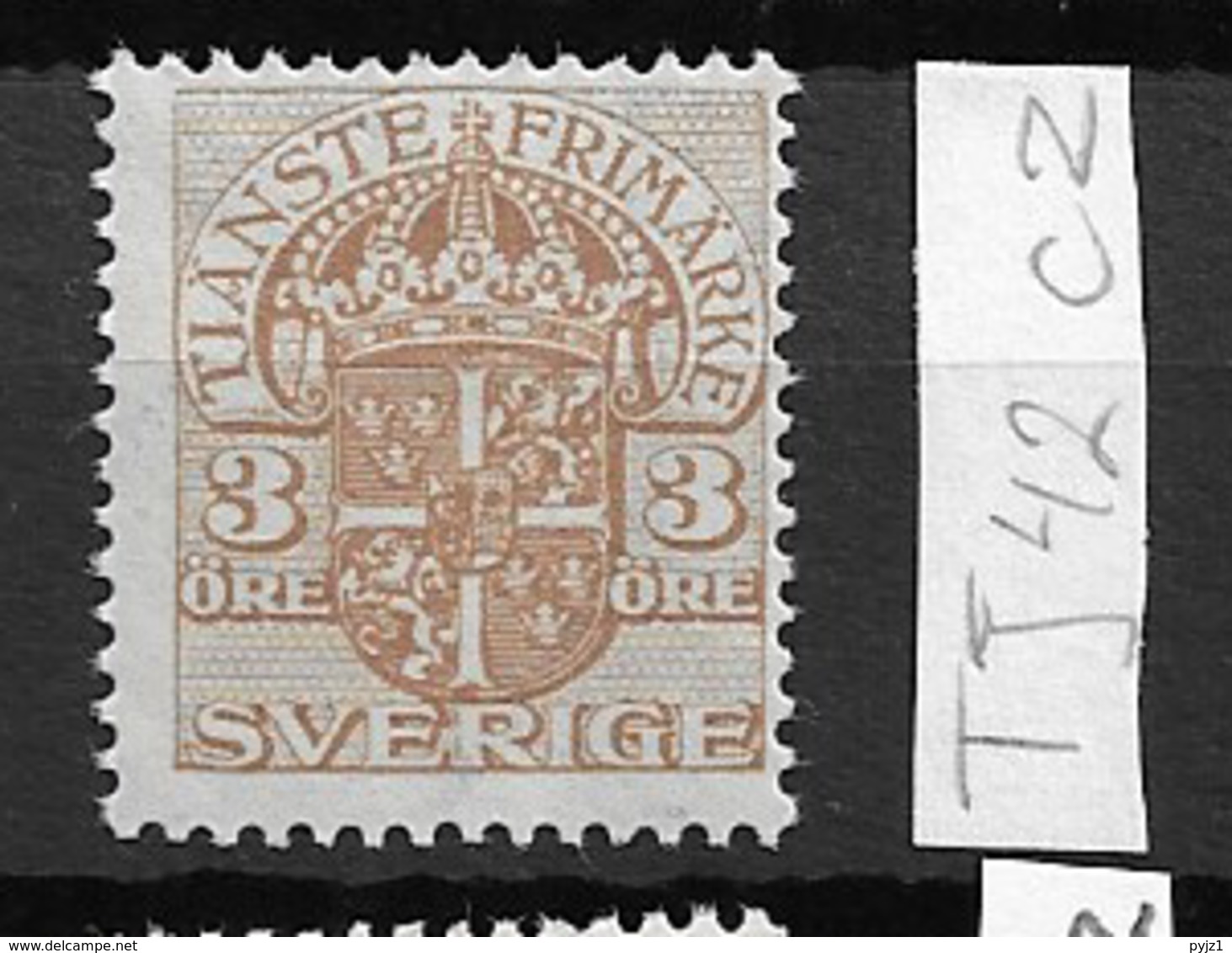 1911 MNH Service Wmk Line + KPV, Postfris** - Dienstzegels