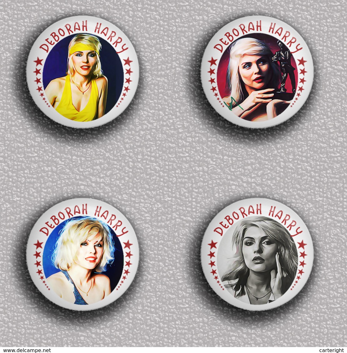 35 X Blondie Band-Deborah Harry Music Fan ART BADGE BUTTON PIN SET 6 (1inch/25mm Diameter) - Muziek