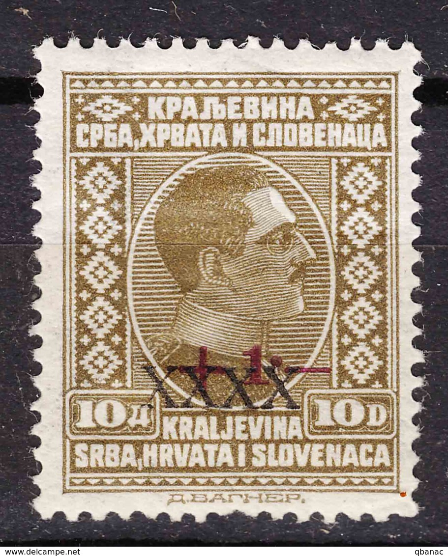 Yugoslavia Kingdom 1928 XXXX Overprint Mi#218 Mint Hinged - Ongebruikt