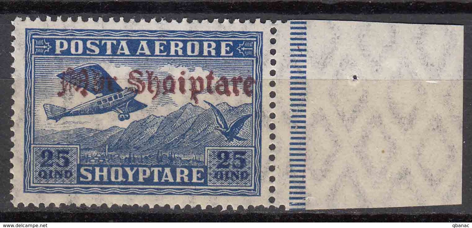 Albania 1929 Airmail Mi#212 Mint Never Hinged - Albania