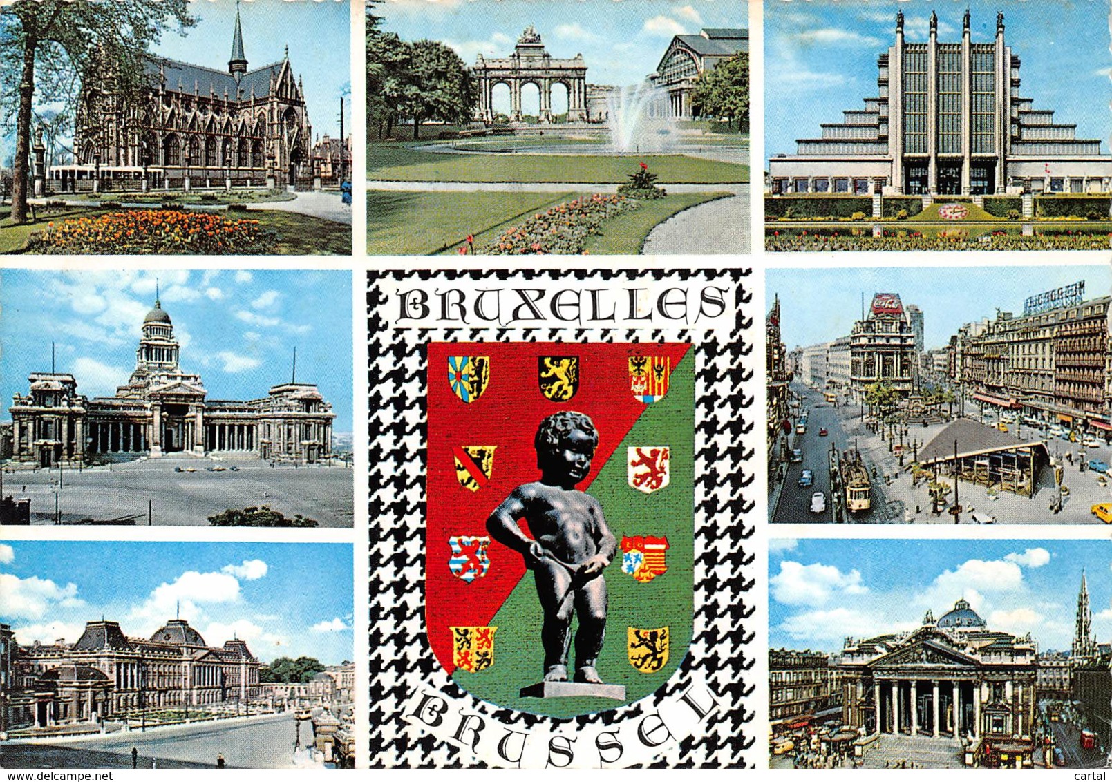 CPM - Souvenir De BRUXELLES - Panoramische Zichten, Meerdere Zichten