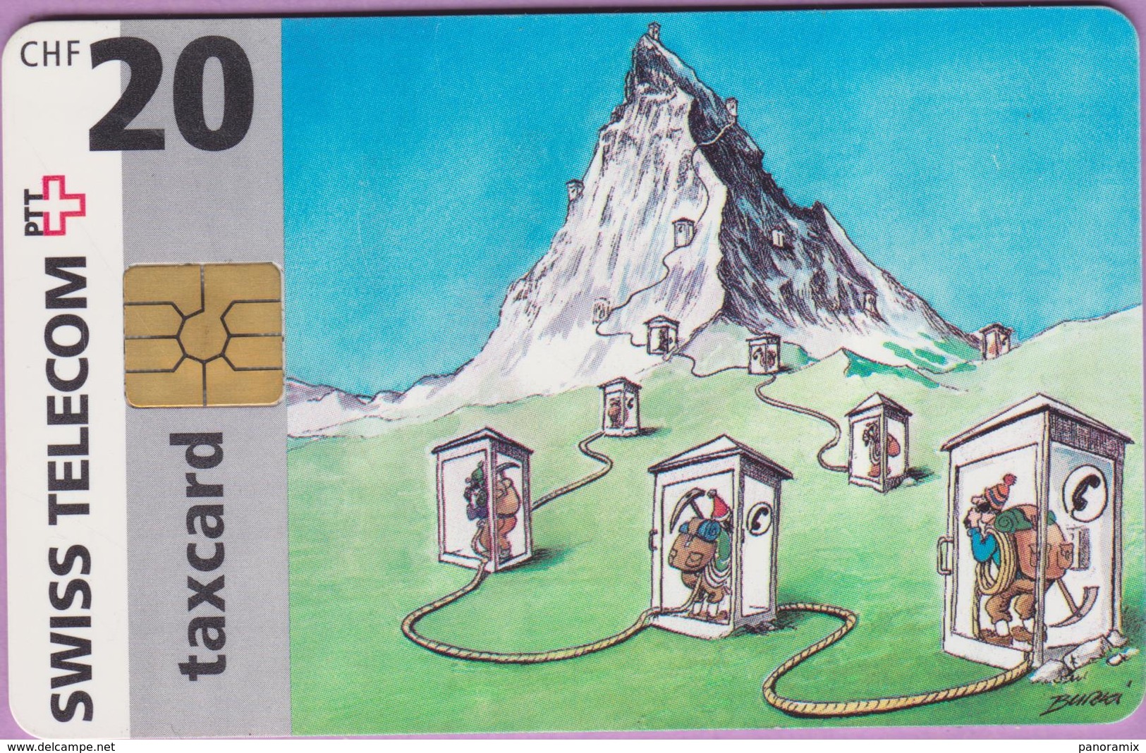 Télécarte Suisse °° SE.7. Montagne - 20CHF - Gem2 - 09.1996 -  R. - Suisse