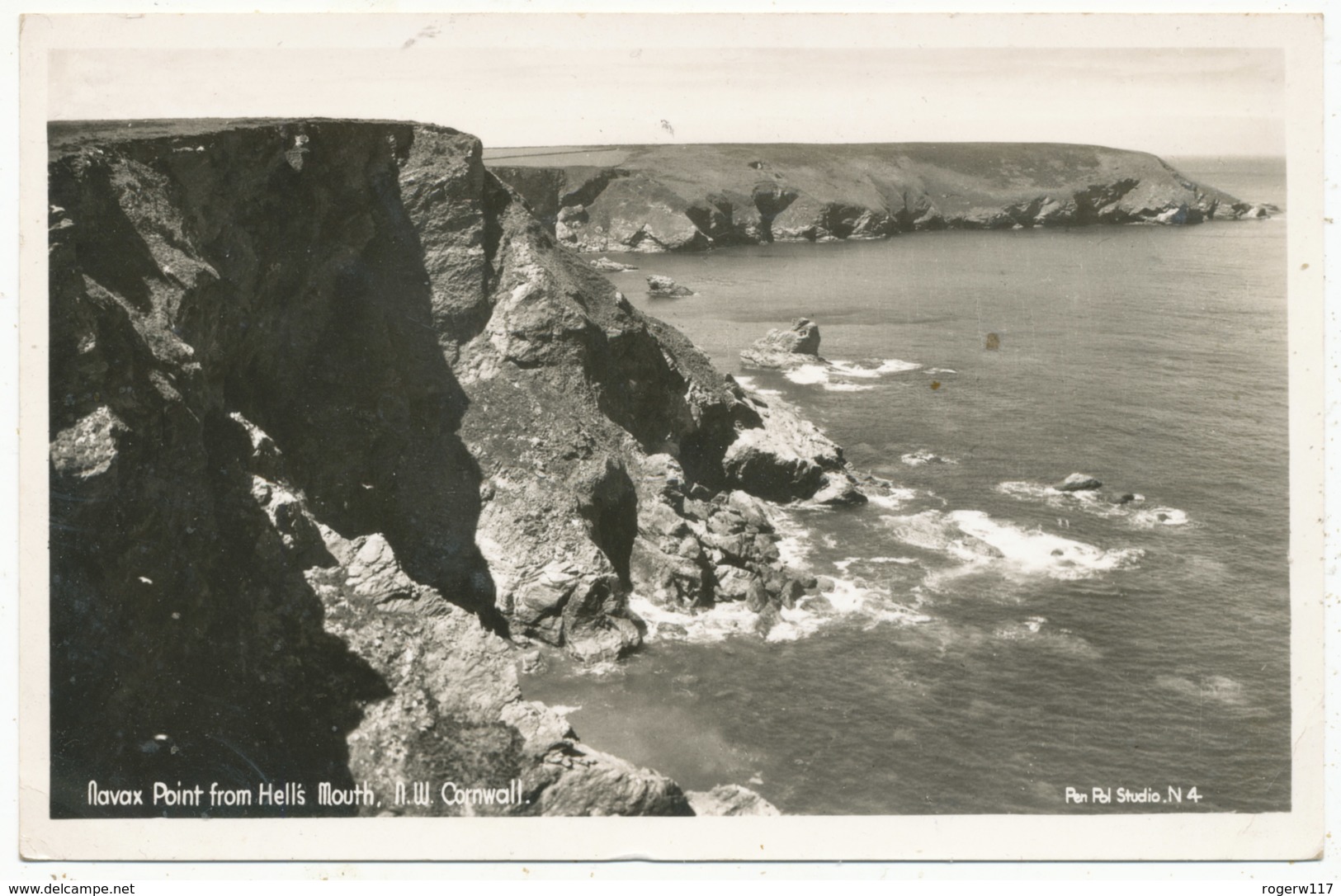 Navax Point From Hell's Mouth, N.W. Cornwall, 1963 Postcard - Other & Unclassified