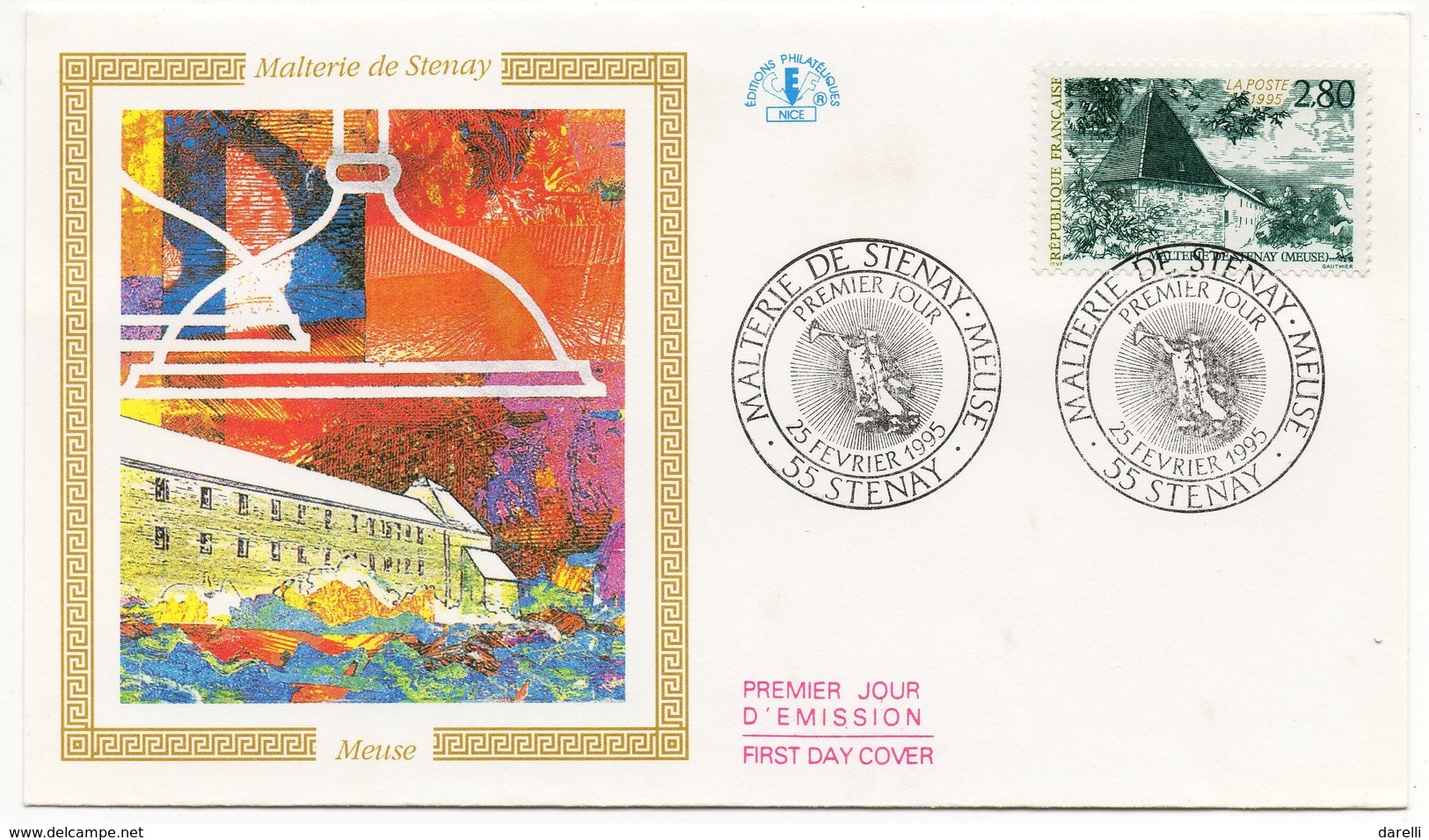 FDC France 1995 - Malterie De Stenay-  YT 2954 - 55 Stenay  (Réf A0937) - 1990-1999