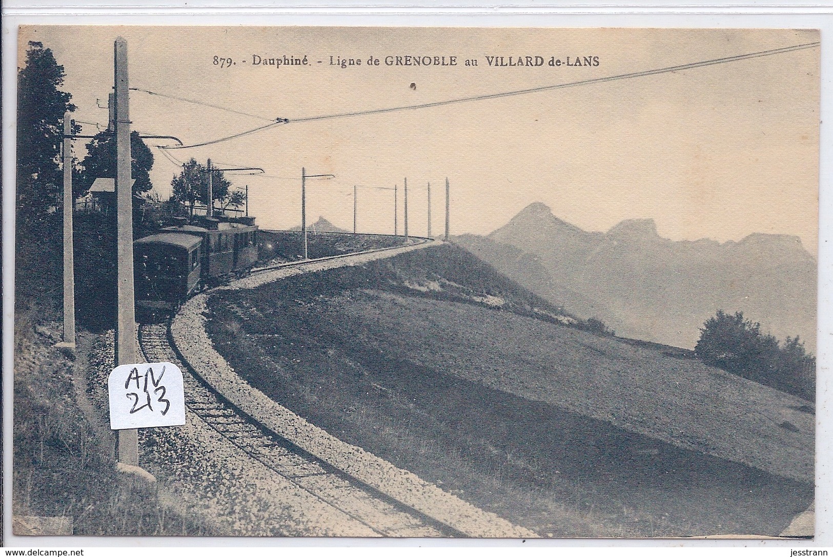 VILLARD-DE-LANS- LIGNE DE CHEMIN DE FER DE GRENOBLE AU VILLARD-DE-LANS - Villard-de-Lans