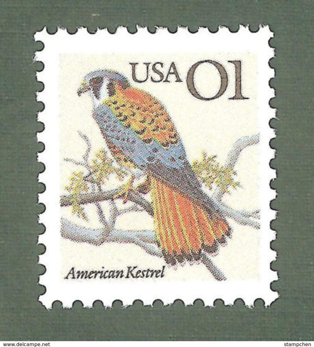 1991 USA American Kestrel Stamp Bird Eagle Sc#2476 - Environment & Climate Protection