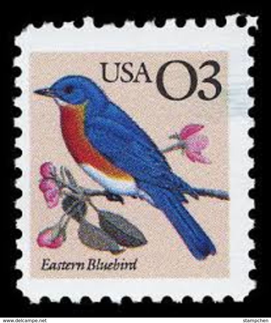 1991 USA Eastern Bluebird Stamp Bird  Sc#2478 - Environment & Climate Protection