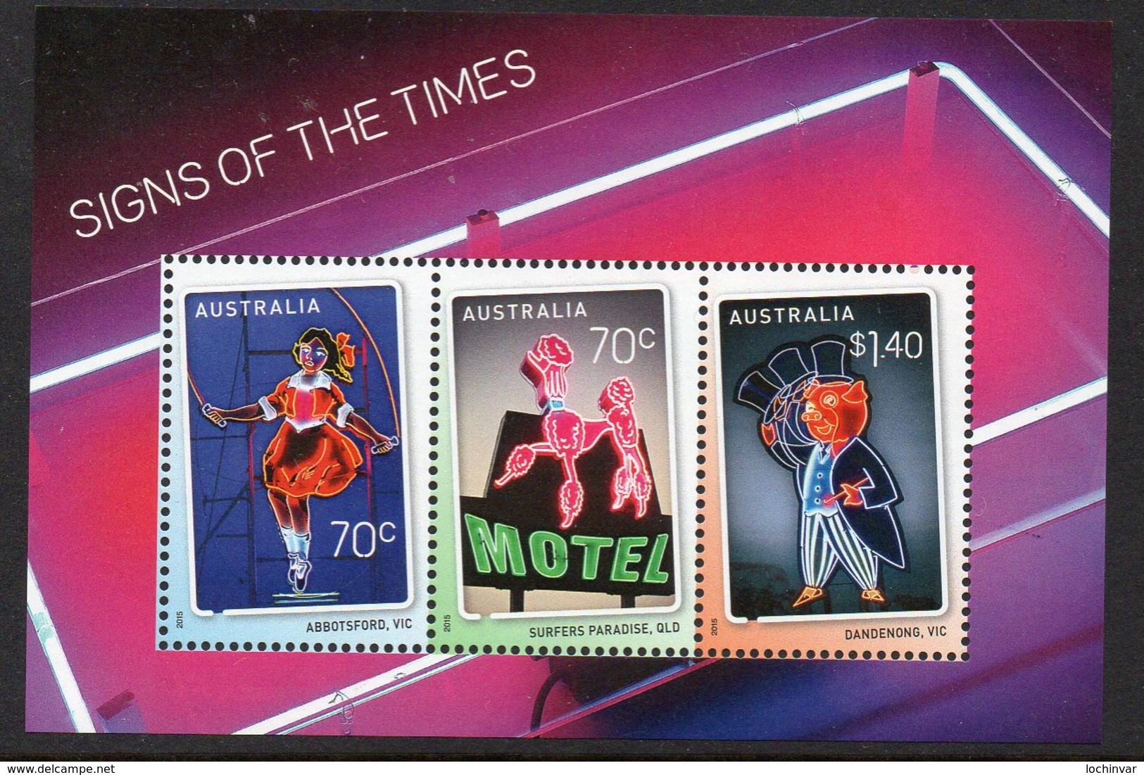 AUSTRALIA, 2015 SIGNS OF THE TIMES MINISHEET MNH - Mint Stamps