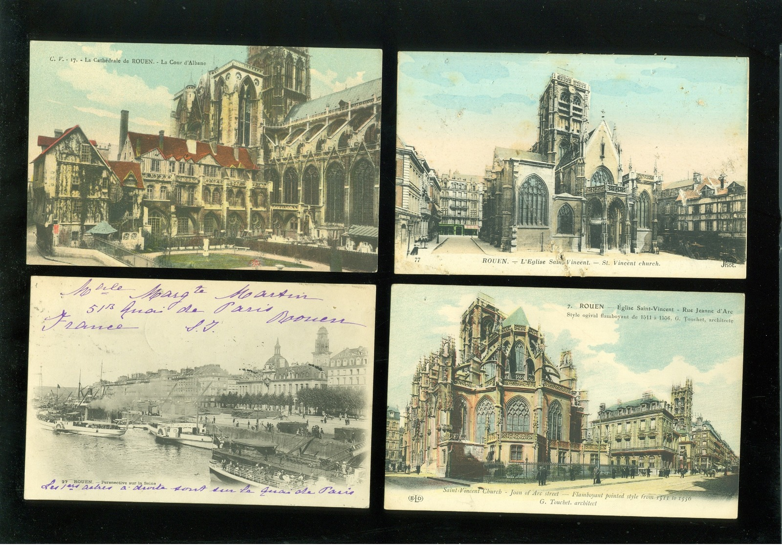 Lot de 60 cartes postales de France  Seine - Maritime  Rouen    Lot van 60 postkaarten van Frankrijk ( 76 ) - 60 scans