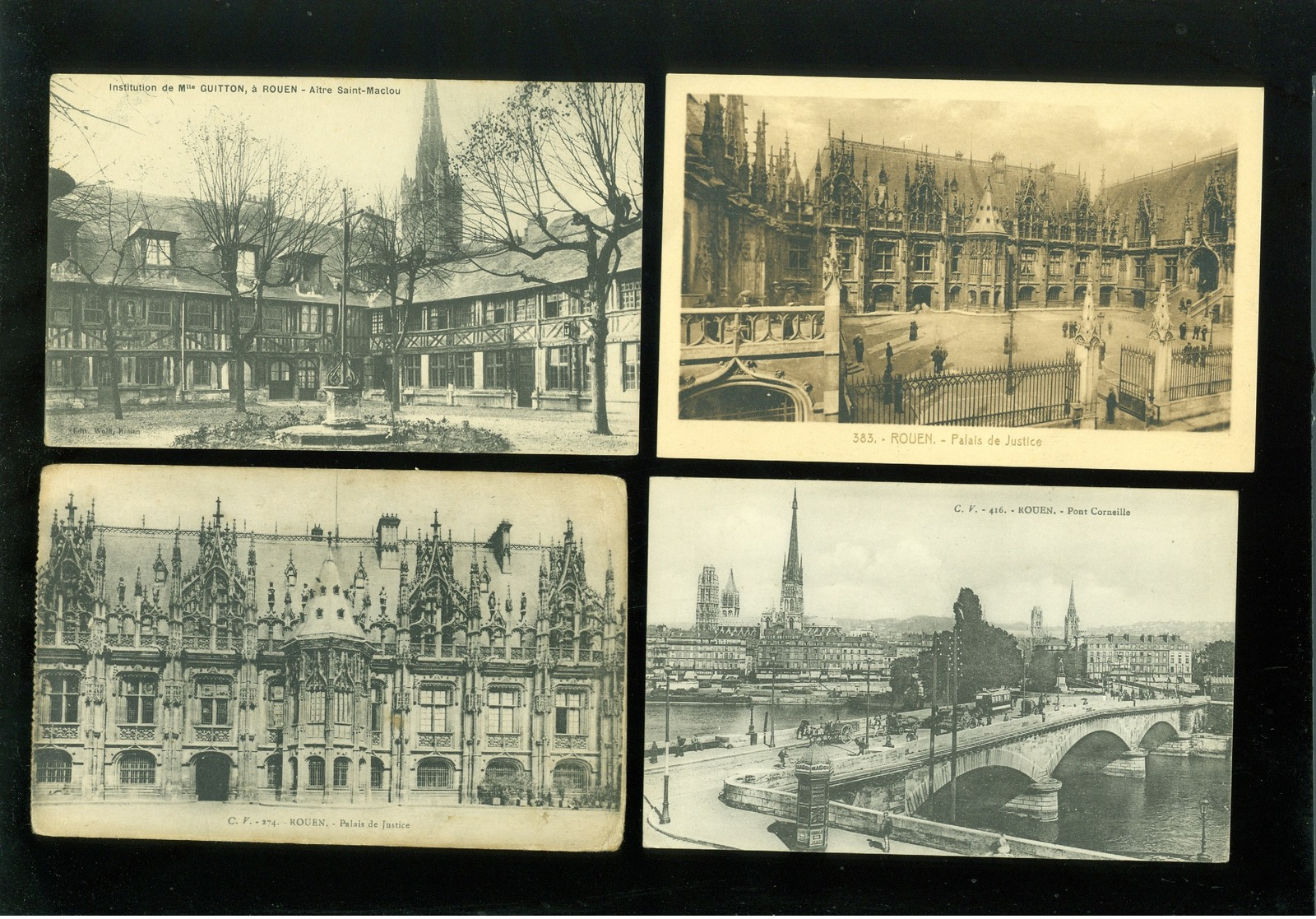 Lot de 60 cartes postales de France  Seine - Maritime  Rouen    Lot van 60 postkaarten van Frankrijk ( 76 ) - 60 scans