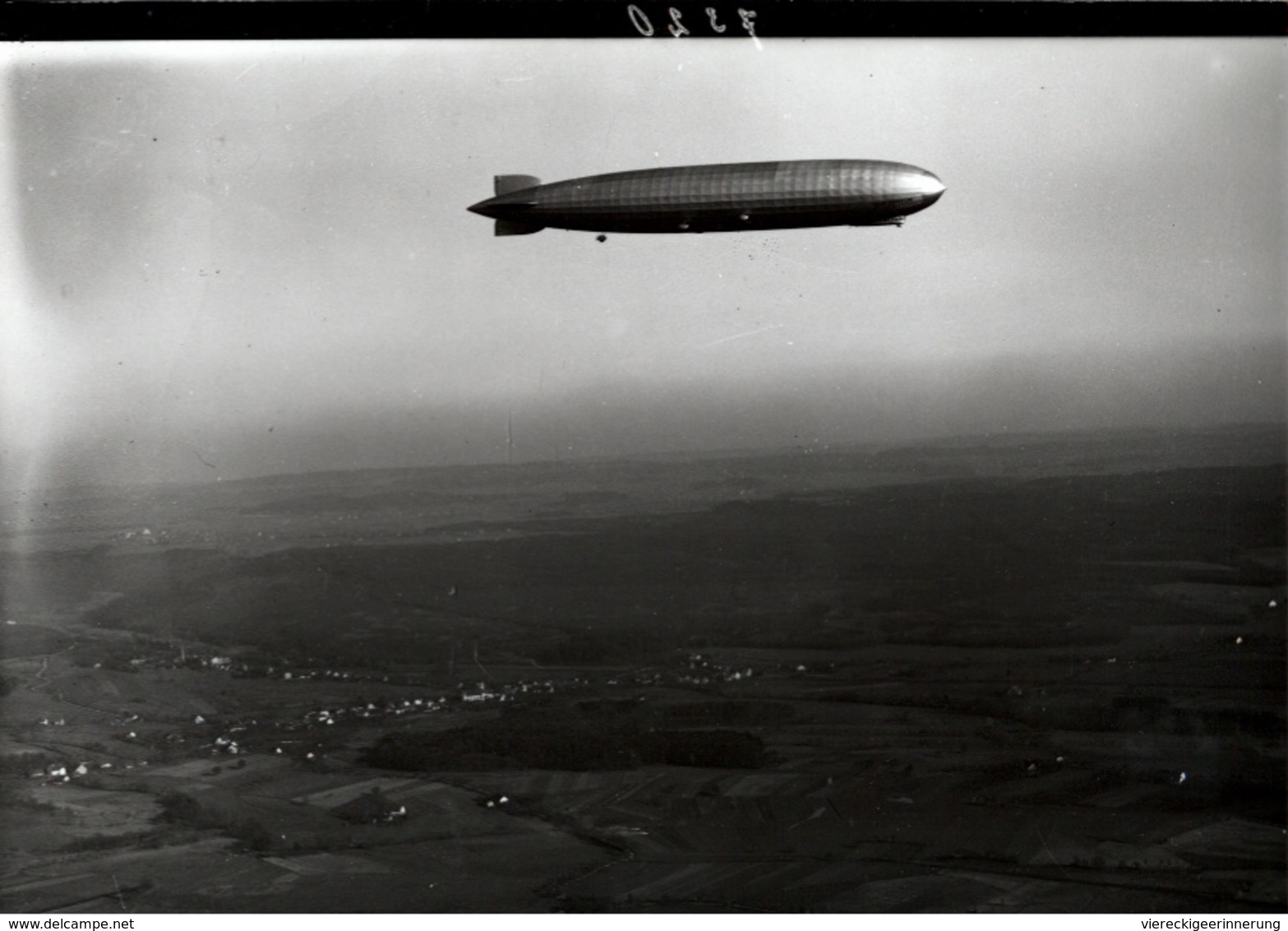 ! Luftschiff Graf Zeppelin üb. Mochenwangen B Ravensburg, Luftbild 1928, Moderner Abzug, Nr. 7320, Format 17,8 X 12,7 Cm - Zeppeline