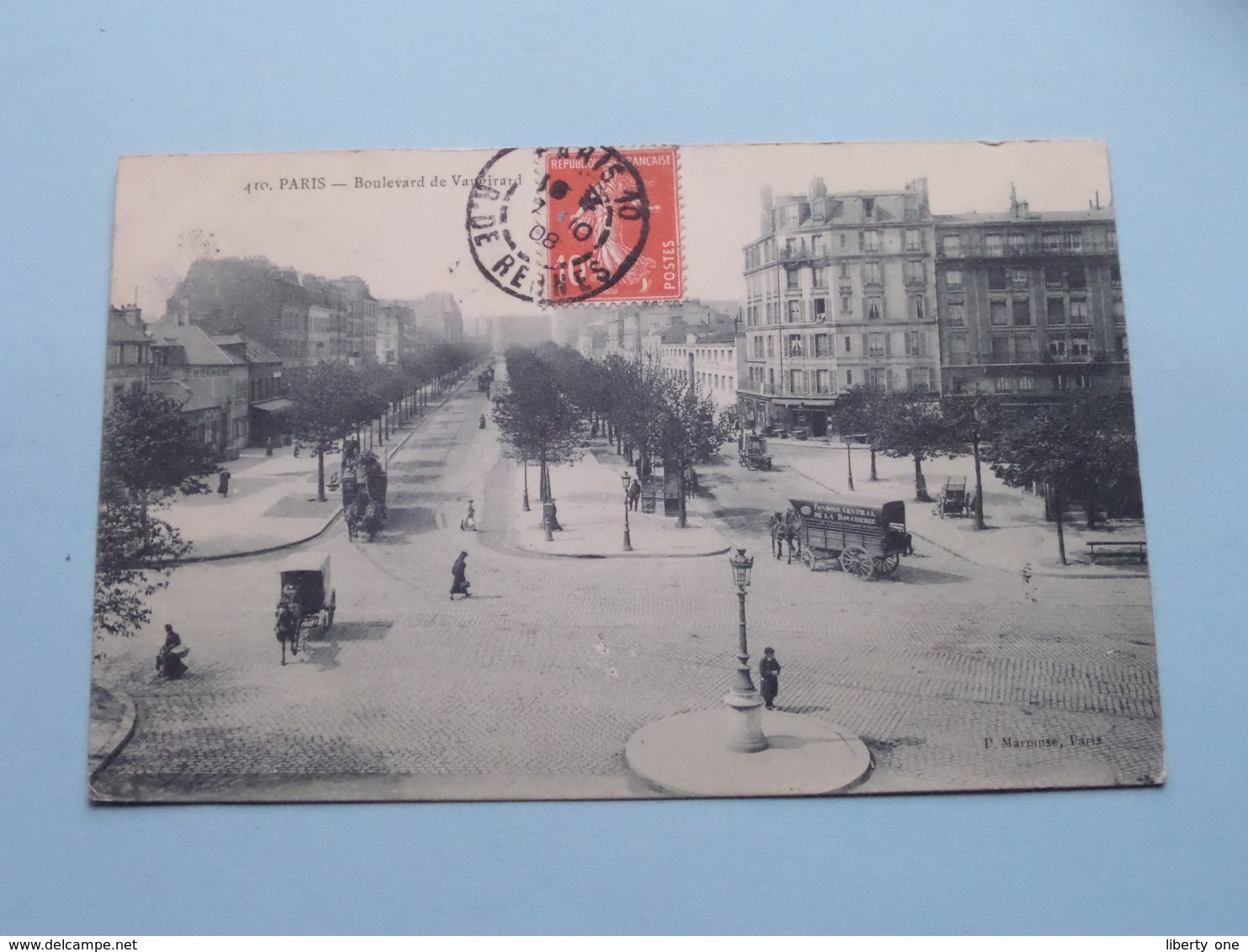 Boulevard De Vaugirard (P. Marmuse) Anno 1908 ( Voir Photo ) ! - Autres & Non Classés