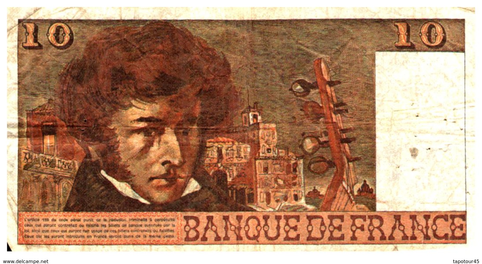 Billet > France > 10 Francs 1974 - 10 F 1972-1978 ''Berlioz''