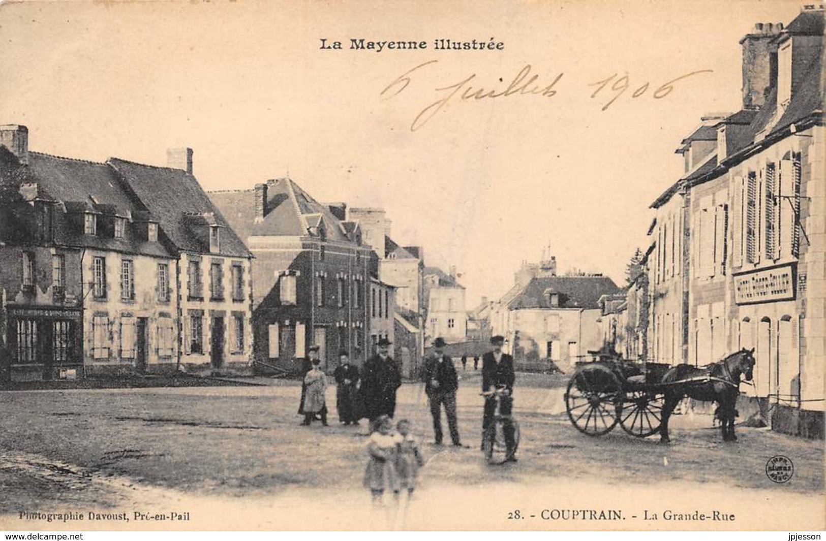 MAYENNE  53  COUPTRAIN  LA GRANDE RUE - Couptrain