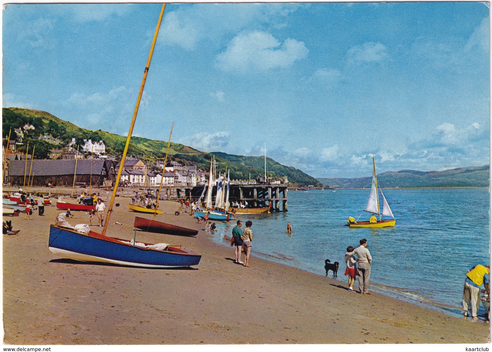 Aberdovey Beach And Dovey Estuary - Boats - (Merioneth, Wales) - Merionethshire