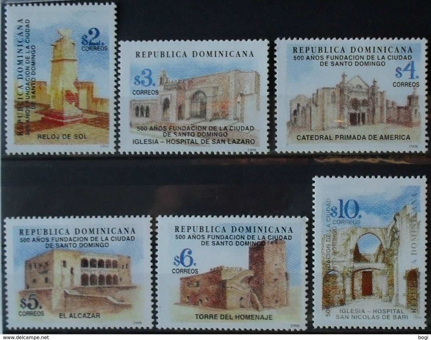 Dominicana 1998 500 Años Fundacion De La Ciudad De Santo Domingo ** MNH - Dominicaine (République)