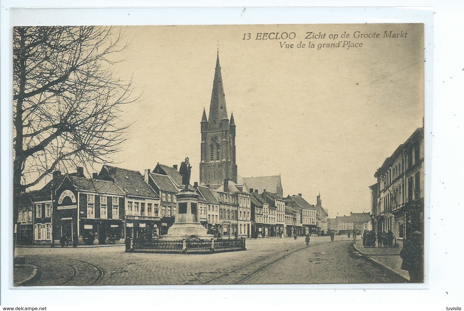 Eeklo Eecloo Zicht Op De Groote Markt - Eeklo