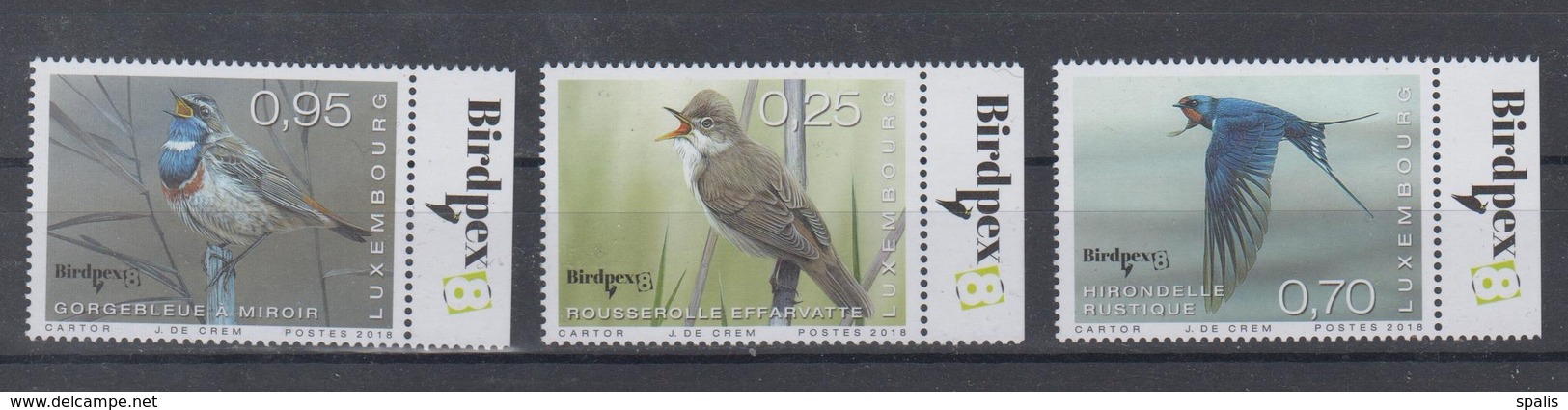 Luxemburg 2018 Birds Mnh - Neufs