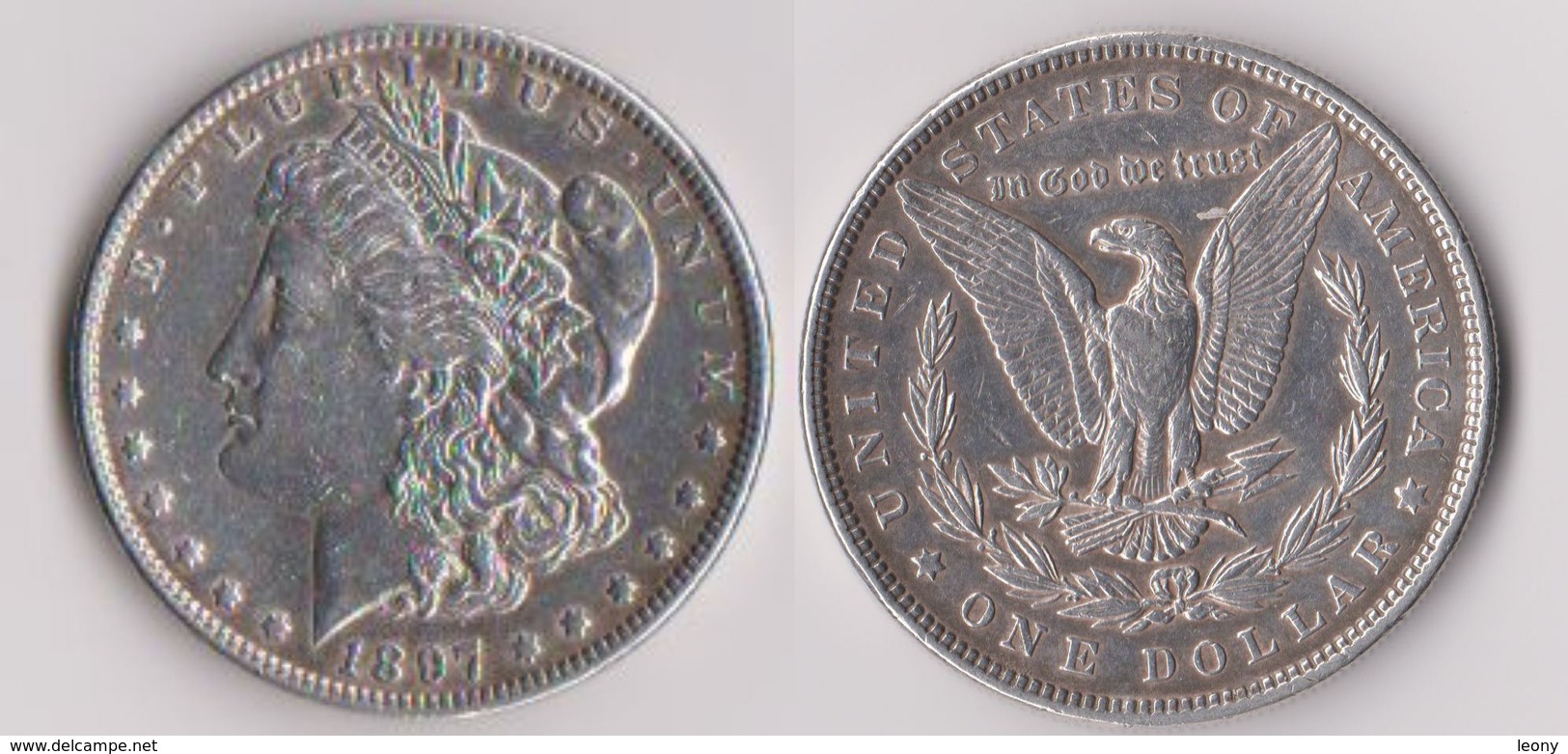 PIECE De ONE DOLLAR 1897 - ARGENT - UNITED STATES OF AMERICA - Amérique Centrale