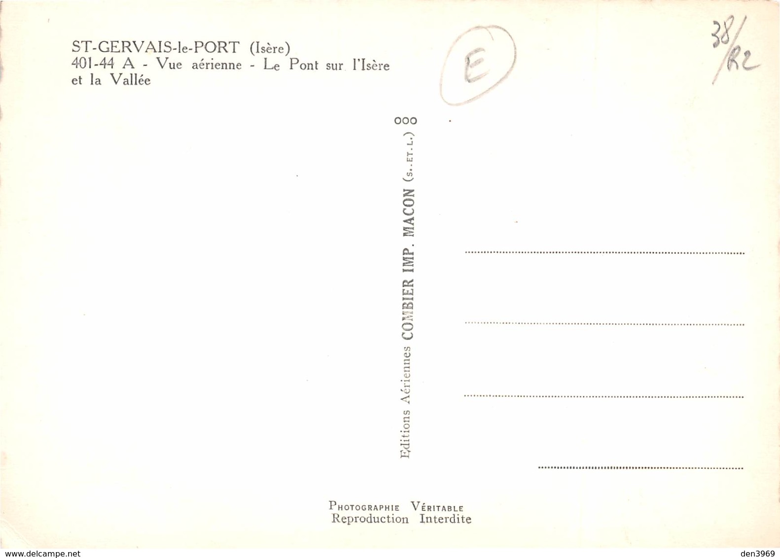 SAINT-GERVAIS-le-PORT - Le Pont Sur L'Isère Et La Vallée - Andere & Zonder Classificatie