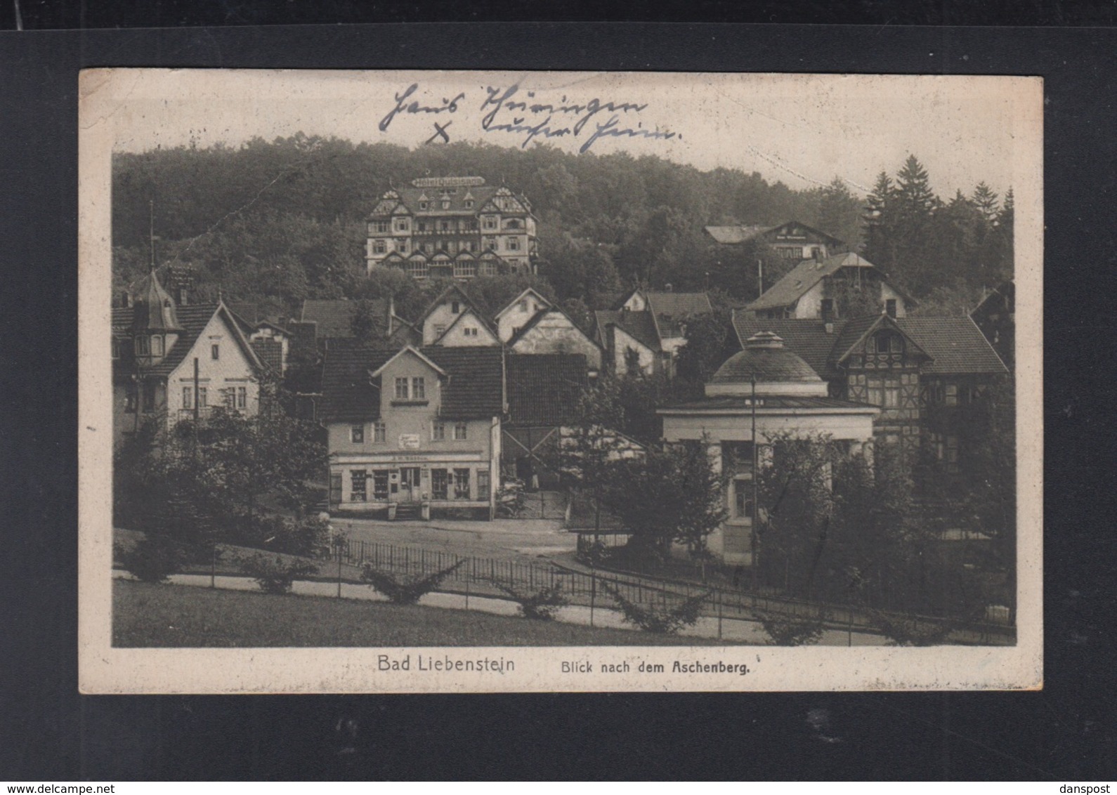 Dt. Reich AK Bad Liebenstein 1921 Gelaufen - Bad Liebenstein