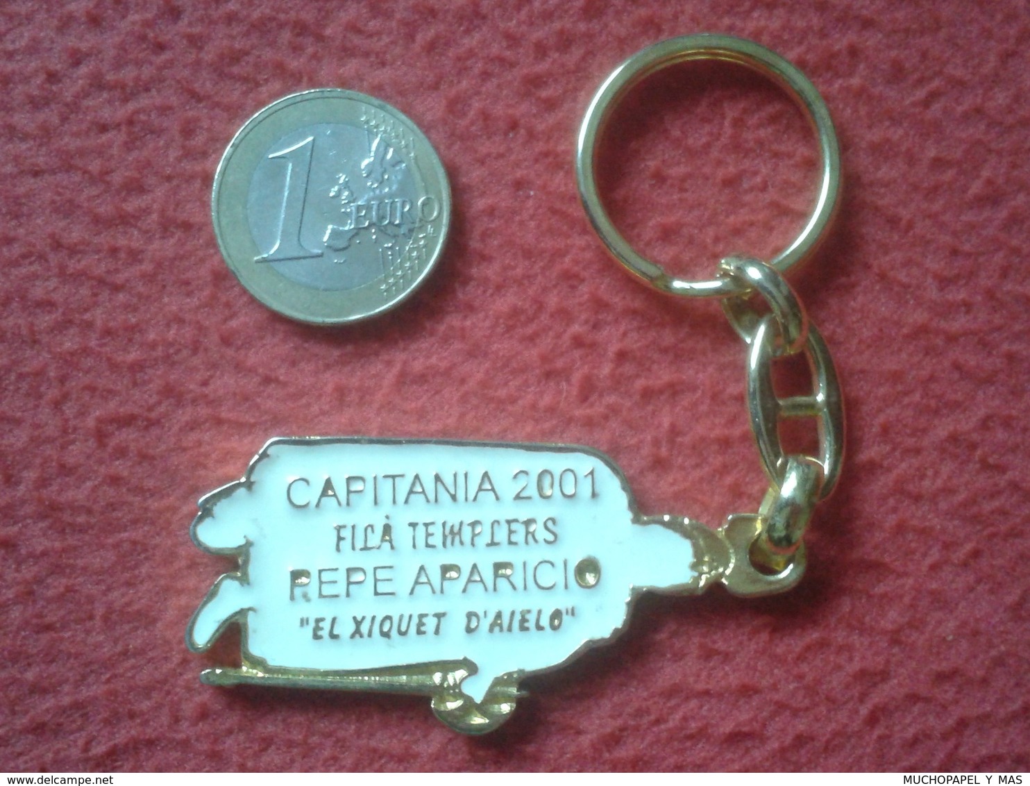 LLAVERO KEYRING KEYCHAIN PORTE-CLÉS MILITAR ? EJÉRCITO ? CAPITANIA TEMPLERS TEMPLARIOS ? EL CID ? TEMPLARS TEMPLIERS ? - Otros & Sin Clasificación